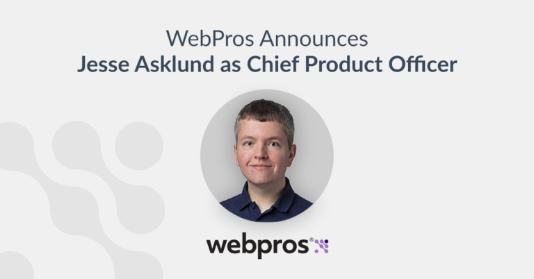 WebPros Announces Jesse Asklund as Chief Product Officer
